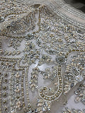 Maria B Elaria Embroidered Organza Maxi Lehenga with Net Dobatta | Fourteen-Panel Luxury Collection