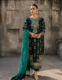 Vintage Zohra – Luxury Tussel Silk Suit with Hand Embellished Work
