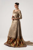 Maria B Zuhaal | Premium Tissue Zarri Embroidered Sharara with Masoori Dupatta