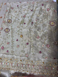 Harris Shakeel Sehar Blues – Luxury Maxi with Double Dupatta (Tussel Zari Embellished)