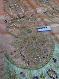 Ahmed Sultan MI-01 | Premium Zarri Tissue Bridal Lehenga with Naqshi & Dabka Embroidery