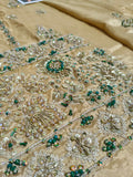 Maria B Luxury Suit – 3 Piece (Tussel Silk Embellished)
