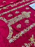 Vintage Nayab – Luxury Formal 3 Piece Suit (Tussel Silk Embellished)
