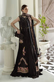 Maria B - 3 Pc Embroidered chiffon Black