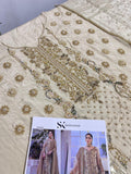 Shazia Kyani – Luxury Formal 3 Piece Suit (Tussel Silk Embellished)