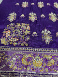 Vintage Zohra – Luxury Tussel Silk Suit with Hand Embellished Work
