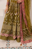 Mirha Imran Formal Maxi Lehenga with Net Dupatta | Fourteen-Panel Embroidered Collection