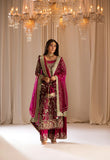 Product Title
Tabeer – Magenta Sheesha Silk Suit with Hand Work