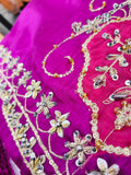 Farah Talib Aziz Bita – Magenta Luxury Kurta purple