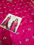 Farah Talib Aziz Bita – Magenta Luxury Kurta Shocking pink