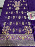 Vintage Zohra – Luxury Tussel Silk Suit with Hand Embellished Work