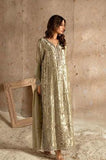 Hafsa Malik Jade | Premium Tassel Silk Embroidered Ensemble with Trouser