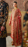 Nomi Ansari NAOW-800 – Multi-Hued Raw Silk Hand Embellished Suit