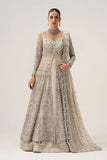 Maria B Elaria Embroidered Organza Maxi Lehenga with Net Dobatta | Fourteen-Panel Luxury Collection