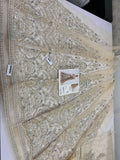 Maria B Elaria Embroidered Organza Maxi Lehenga with Net Dobatta | Fourteen-Panel Luxury Collection