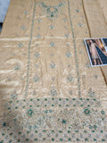 Maria B Luxury Suit – 3 Piece (Tussel Silk Embellished)
