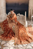 Afrozeh Rangreza Unstitched 7-Piece Embroidered Bridal Suit | Premium Net & Raw Silk