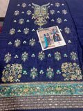Vintage Zohra – Luxury Formal 3 Piece Suit (Tussel Silk Embellished)