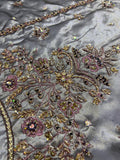Harris Shakeel HR 06 – Luxury Formal 3 Piece Suit (Tissue Zari Embellished)