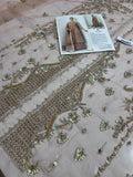 Mirha Imran Tealeh Embroidered Organза Shirt Sharara Set with Dupatta | Contemporary Couture Collection