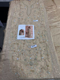 Hafsa Malik Jade | Premium Tassel Silk Embroidered Ensemble with Trouser
