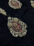 Sarazara Lunara | Premium Tassel Silk Embroidered Ensemble with Trouser & Accessories