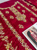 Vintage Nayab – Luxury Formal 3 Piece Suit (Tussel Silk Embellished)