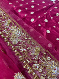 Harris Shakeel Aisha Afridi – Luxury Formal 3 Piece Suit (Tussel Silk Embellished