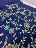Vintage Zohra – Luxury Formal 3 Piece Suit (Tussel Silk Embellished)