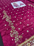 Harris Shakeel Aisha Afridi – Luxury Formal 3 Piece Suit (Tussel Silk Embellished