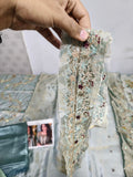 Harris Shakeel Sea-Green Gold – Addawork Formal Wedding Suit