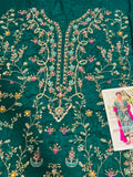 Farah Talib Aziz – Avisa Emerald  Luxury Formal 3 Piece Suit (Tussel Silk Embellished)