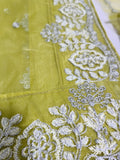 Elan Léonore (EP-21218) – Luxury Organza Suit with Zardozi Embroidery