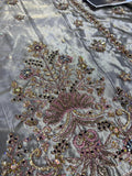Harris Shakeel HR 06 – Luxury Formal 3 Piece Suit (Tissue Zari Embellished)