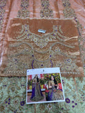 Ahmed Sultan MI-01 | Premium Zarri Tissue Bridal Lehenga with Naqshi & Dabka Embroidery