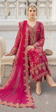 Harris Shakeel – Luxury Formal 3 Piece Suit (Tussel Silk Embellished)