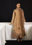 Hussain Rehar Aurelia Gold Raw Silk Luxury Formal Dress