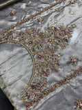 Harris Shakeel HR 06 – Luxury Formal 3 Piece Suit (Tissue Zari Embellished)