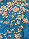 Tabya Tabeer – Luxury Tussel Silk Suit with Embroidered Hand Work