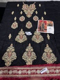 Sarazara Lunara | Premium Tassel Silk Embroidered Ensemble with Trouser & Accessories