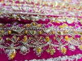 Sana Safinas B-389 – Luxury Korean Raw Silk Suit with Embroidered Hand Work