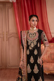 Sarazara Lunara | Premium Tassel Silk Embroidered Ensemble with Trouser & Accessories
