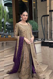 Husain Rehar Lunara – Luxury Formal 3 Piece Suit (Tissue Zari Embellished)