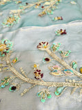 Harris Shakeel Sea-Green Gold – Addawork Formal Wedding Suit