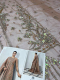 Mirha Imran Tealeh Embroidered Organза Shirt Sharara Set with Dupatta | Contemporary Couture Collection