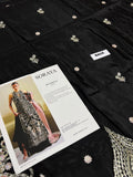 Soraya Myrren Tussal Silk Embroidered Shirt with Organza Dupatta & Trouser | Ready to Wear Collection