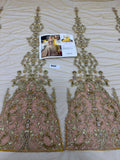 Faiza Saqlain Mahveen | Premium Net Embroidered Bridal Ensemble with Naqshi & Dabka
