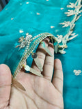 Maria B Zamrood Ara – Luxury Organza Sharara Suit with Adda Work