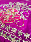 Farah Talib Aziz Bita – Magenta Luxury Kurta purple