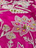 Sana Safinas B-389 – Luxury Korean Raw Silk Suit with Embroidered Hand Work